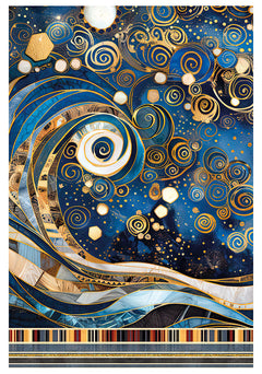 Rice Paper A4 MIXED 4/Pkg Celestial-5