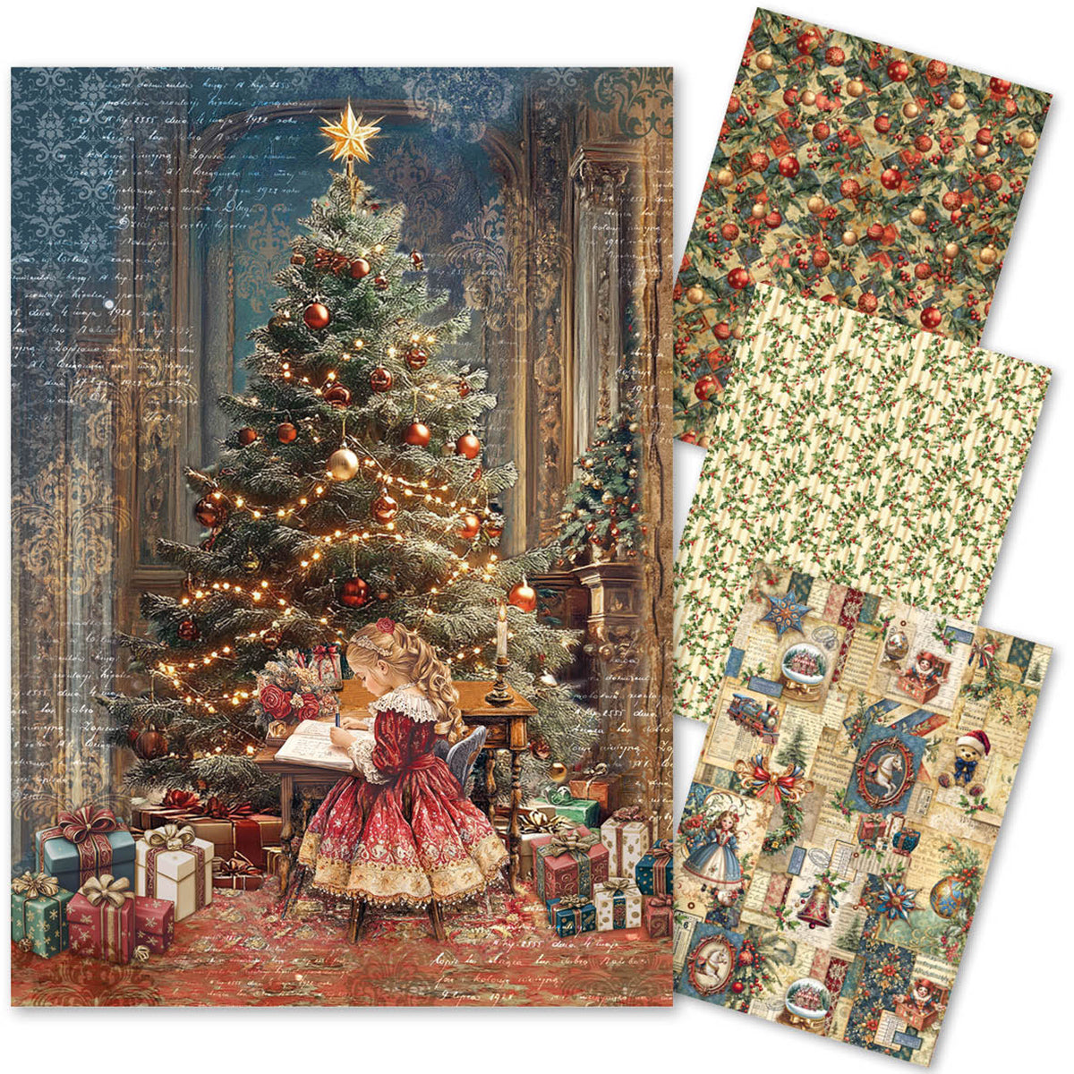 Rice Paper A4 MIXED 4/Pkg Toy Shop-1