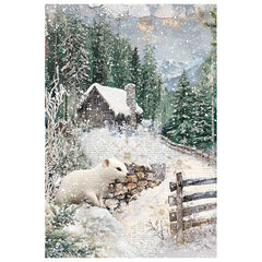 Rice Paper A4 MIXED 4/Pkg Forest Tales-2