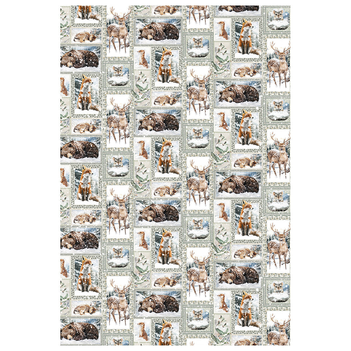 Rice Paper A4 MIXED 4/Pkg Forest Tales-5