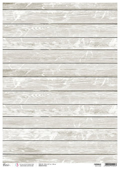 Rice Paper A3 Piuma White Wood - 3 Sheets-1