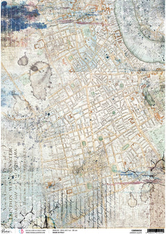 Rice Paper A3 Piuma London's Alleys - 3 Sheets-1