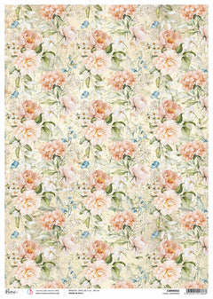 Rice Paper A3 Piuma Floral sweetness - 3 Sheets-1
