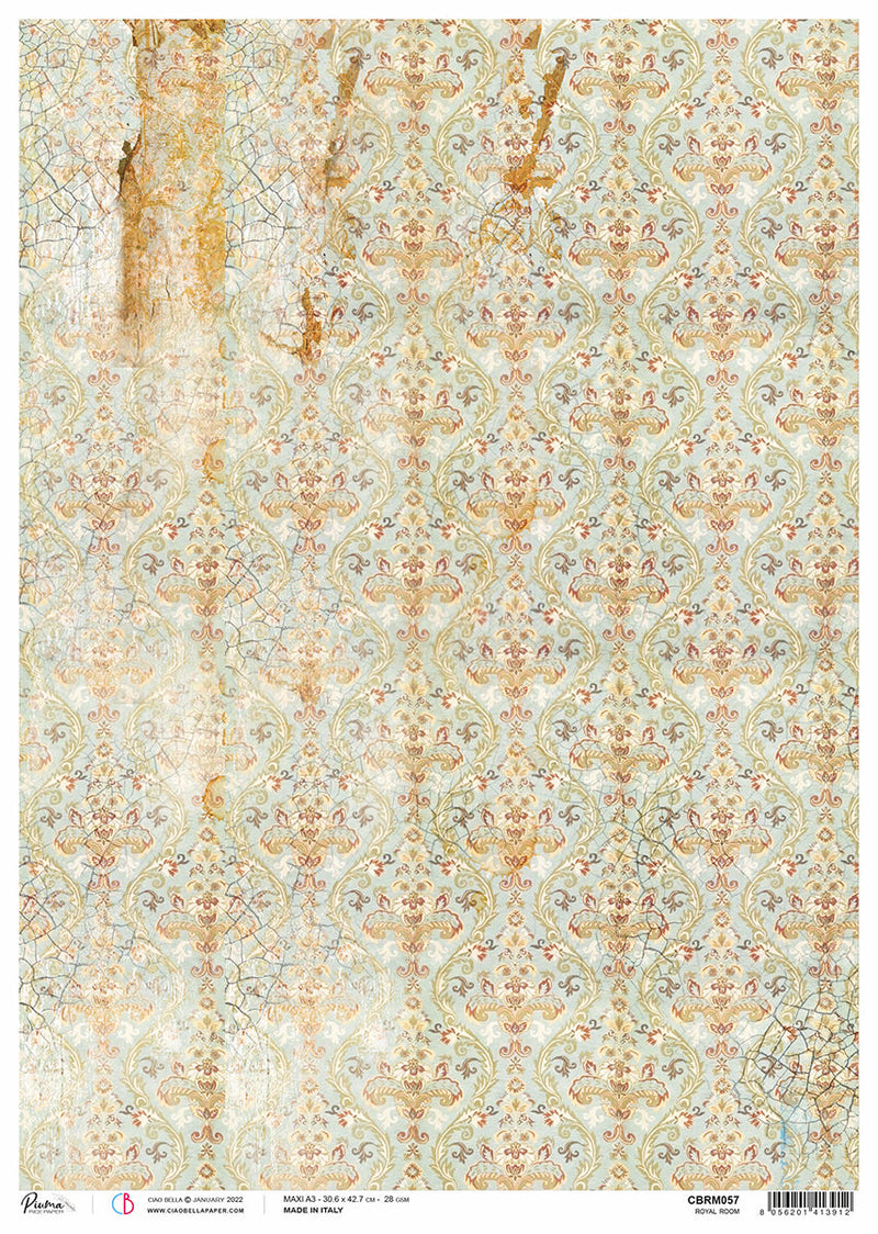 Rice Paper A3 Piuma Royal room - 3 Sheets-1