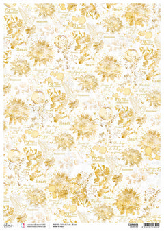 Rice Paper A3 Piuma Golden age - 3 Sheets-1