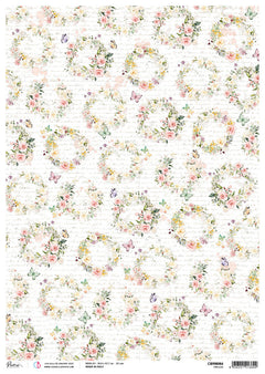 Ciao Bella Rice Paper A3 Piuma Timeless - 3 Sheets-1