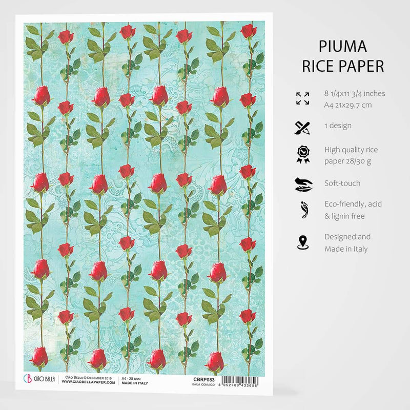 Ciao Bella Rice Paper A4 Baila Conmigo-3