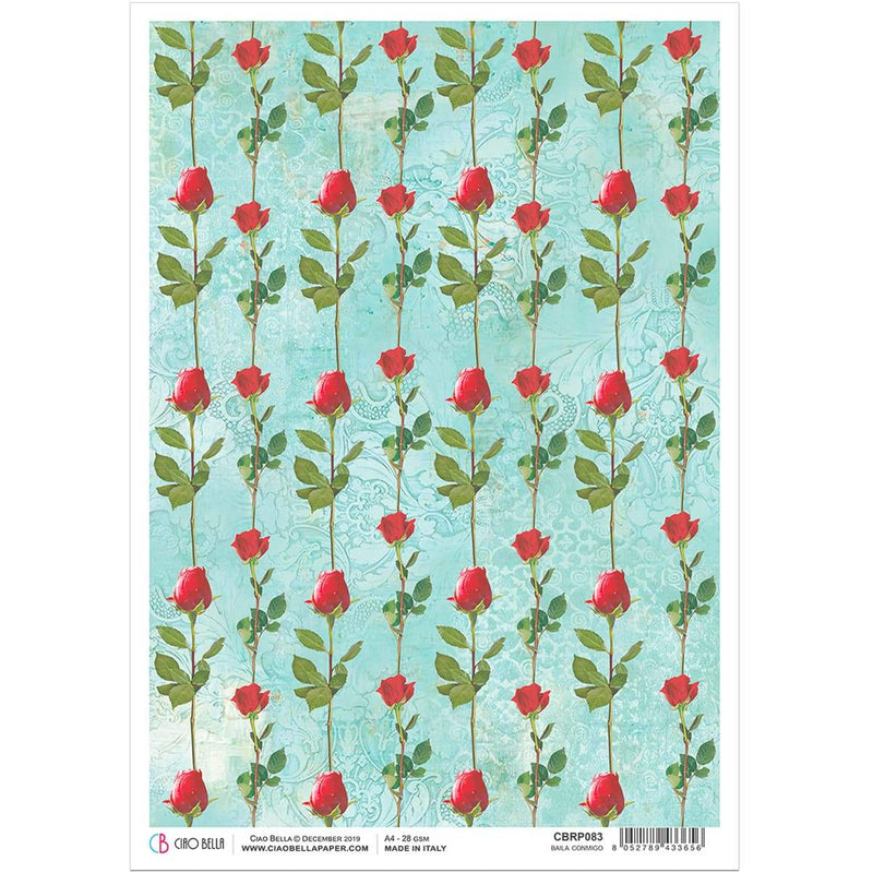 Ciao Bella Rice Paper A4 Baila Conmigo-1