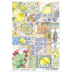 Ciao Bella Rice Paper A4 Ceramica di Caltagirone-1