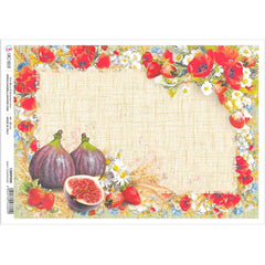 Ciao Bella Rice Paper A4 Sweet Countryside-1