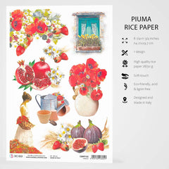 Ciao Bella Rice Paper A4 Harvest-3
