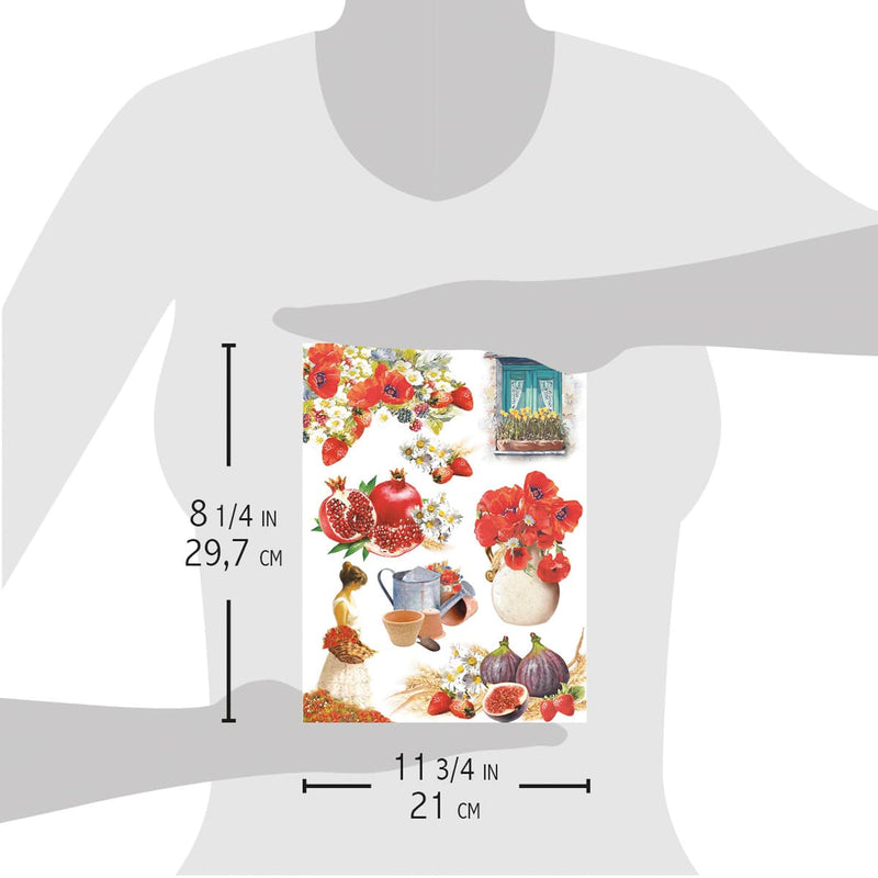 Ciao Bella Rice Paper A4 Harvest-2