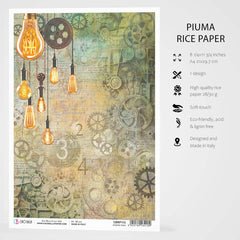 Ciao Bella Rice Paper A4 Modern Times-3