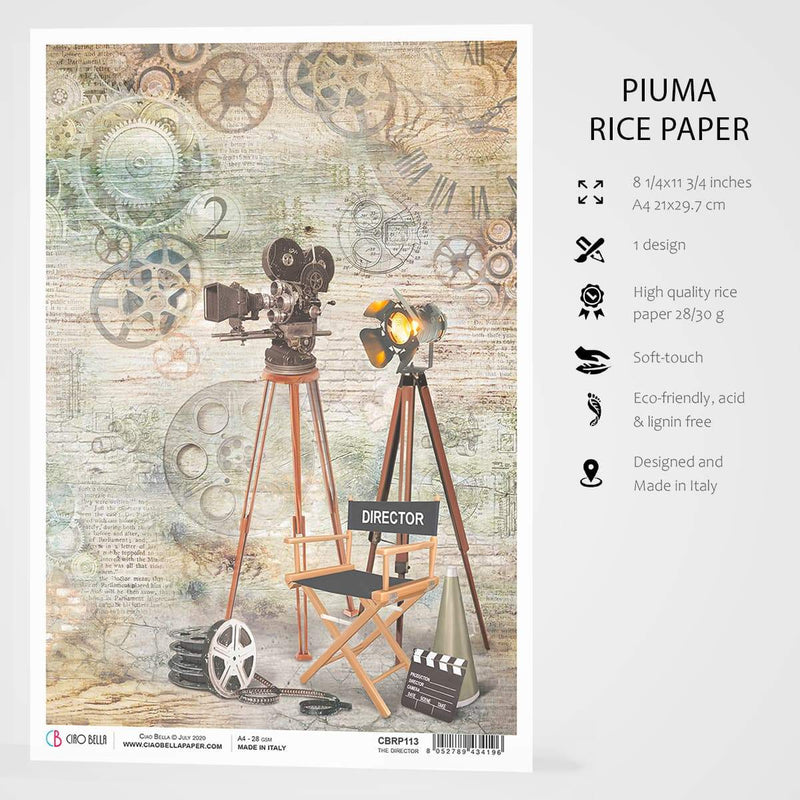 Ciao Bella Rice Paper A4 The Director-3