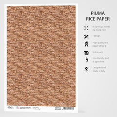 Ciao Bella Rice Paper A4 Woven Basket-3