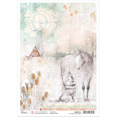 Ciao Bella Rice Paper A4 Love knows no borders-1