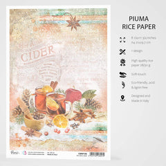Ciao Bella Rice Paper A4 Hot Apple Cider-3
