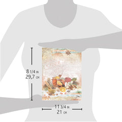 Ciao Bella Rice Paper A4 Hot Apple Cider-2