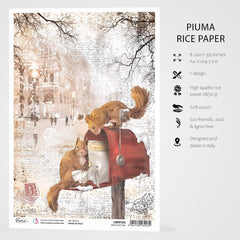 Ciao Bella Rice Paper A4 You've Got Mail-3