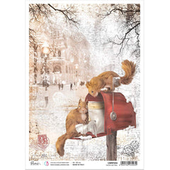 Ciao Bella Rice Paper A4 You've Got Mail-1