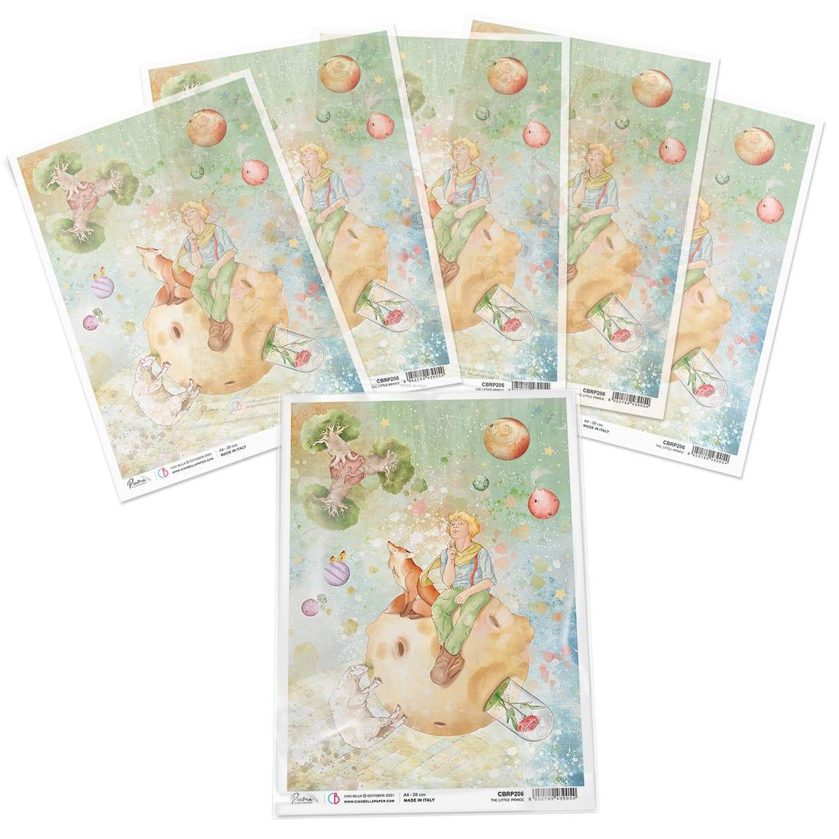 Ciao Bella Rice Paper A4 The Little Prince-2