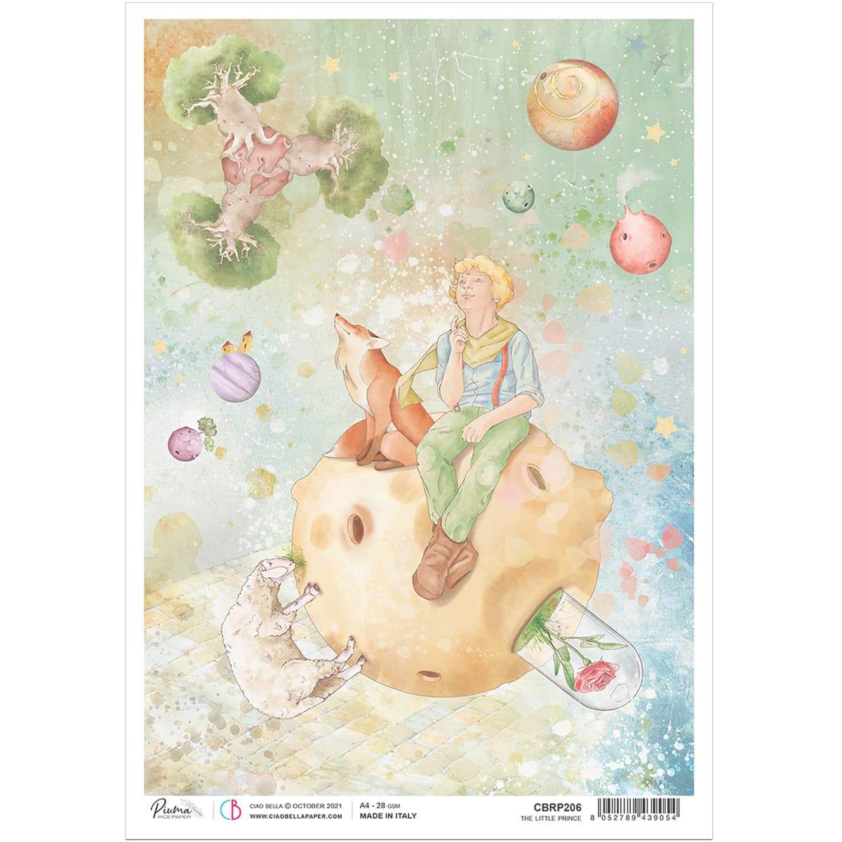 Ciao Bella Rice Paper A4 The Little Prince-1