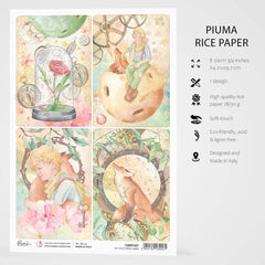 Ciao Bella Rice Paper A4 The Little Prince Cards-4