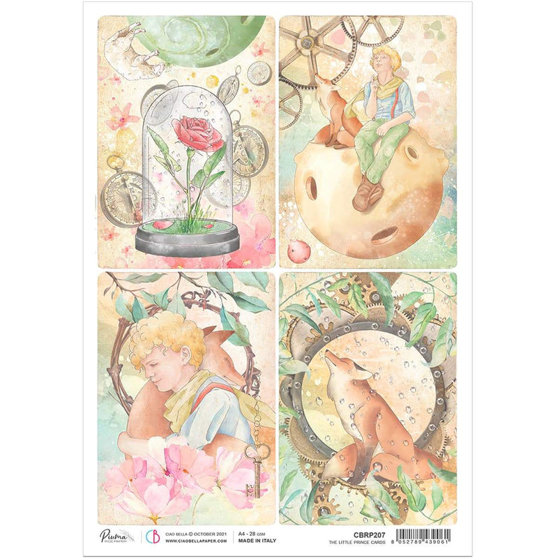 Ciao Bella Rice Paper A4 The Little Prince Cards-1
