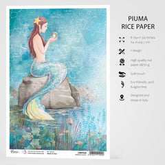 Ciao Bella Rice Paper A4 Mermaid's Secret-3