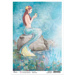 Ciao Bella Rice Paper A4 Mermaid's Secret-1