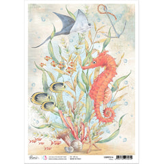Ciao Bella Rice Paper A4 The Seahorse-1