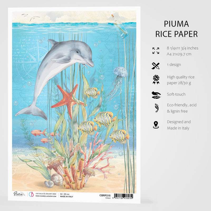 Ciao Bella Rice Paper A4 Message In A Bottle-3
