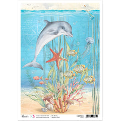 Ciao Bella Rice Paper A4 Message In A Bottle-1