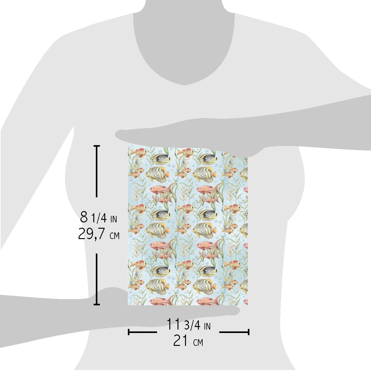 Ciao Bella Rice Paper A4 Fishes-2