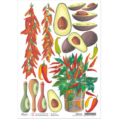 Ciao Bella Rice Paper A4 Spice Your Life Up!-1