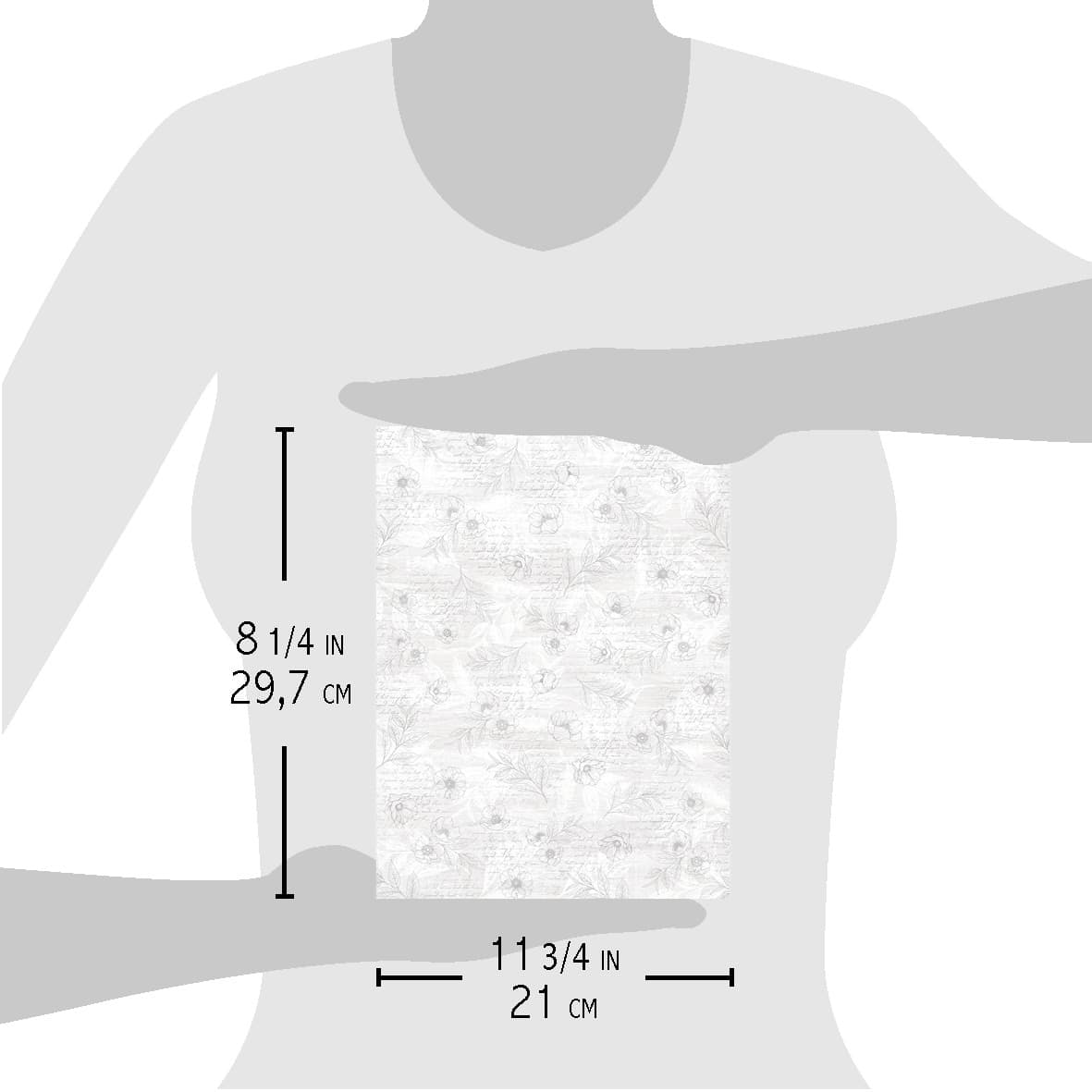 Ciao Bella Rice Paper A4 Spring Outline-2
