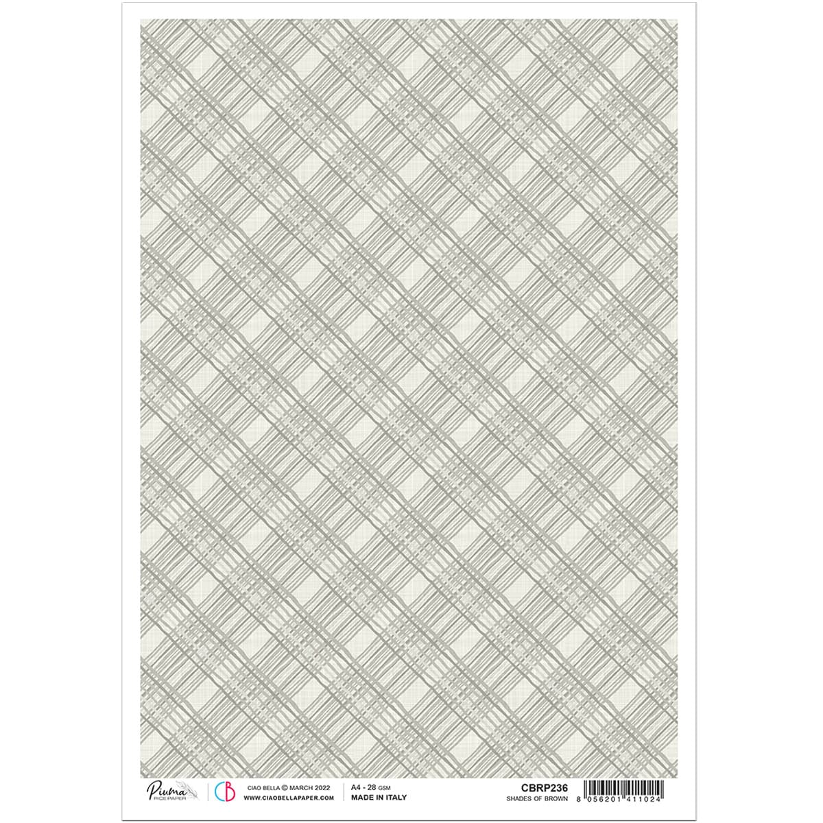 Ciao Bella Rice Paper A4 Shades Of Brown-1