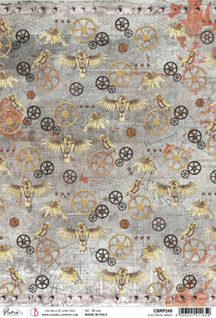 Ciao Bella Rice Paper A4 Piuma Electrical Wings - 5 Sheets-1