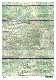 Rice Paper A4 Piuma Green wood - 5 Sheets-1