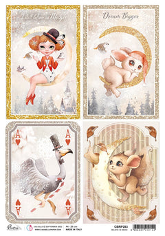 Rice Paper A4 Piuma Believe in magic - 5 Sheets-1