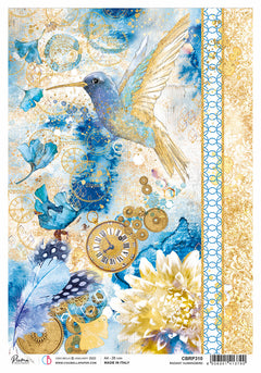 Rice Paper A4 Piuma Radiant hummingbird - 5 Sheets-1