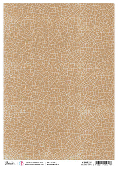 Ciao Bella Rice Paper A4 Piuma Beloved Earth - 5 Sheets-1