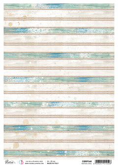 Ciao Bella Rice Paper A4 Piuma Nautical Soul - 5 Sheets-1
