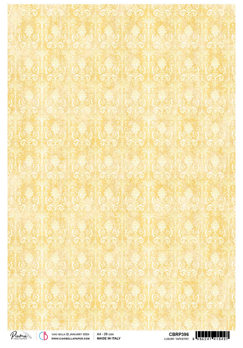 Papier de riz A4 Piuma Luxury Tapestry - 5 feuilles-1