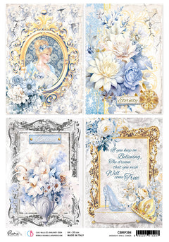 Rice Paper A4 Piuma Midnight Spell Cards - 5 Sheets-1