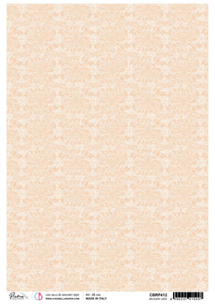Rice Paper A4 Piuma Delicate Lace - 5 Sheets-1