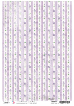 Rice Paper A4 Piuma Purple Fields - 5 Sheets-1