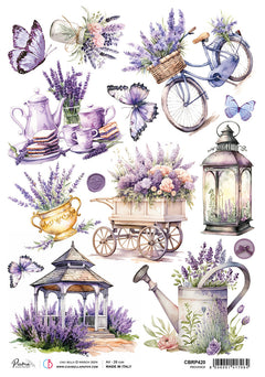Rice Paper A4 Piuma Provence - 5 Sheets-1
