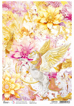 Rice Paper A4 Piuma Radiant Pegasus - 5 Sheets-1