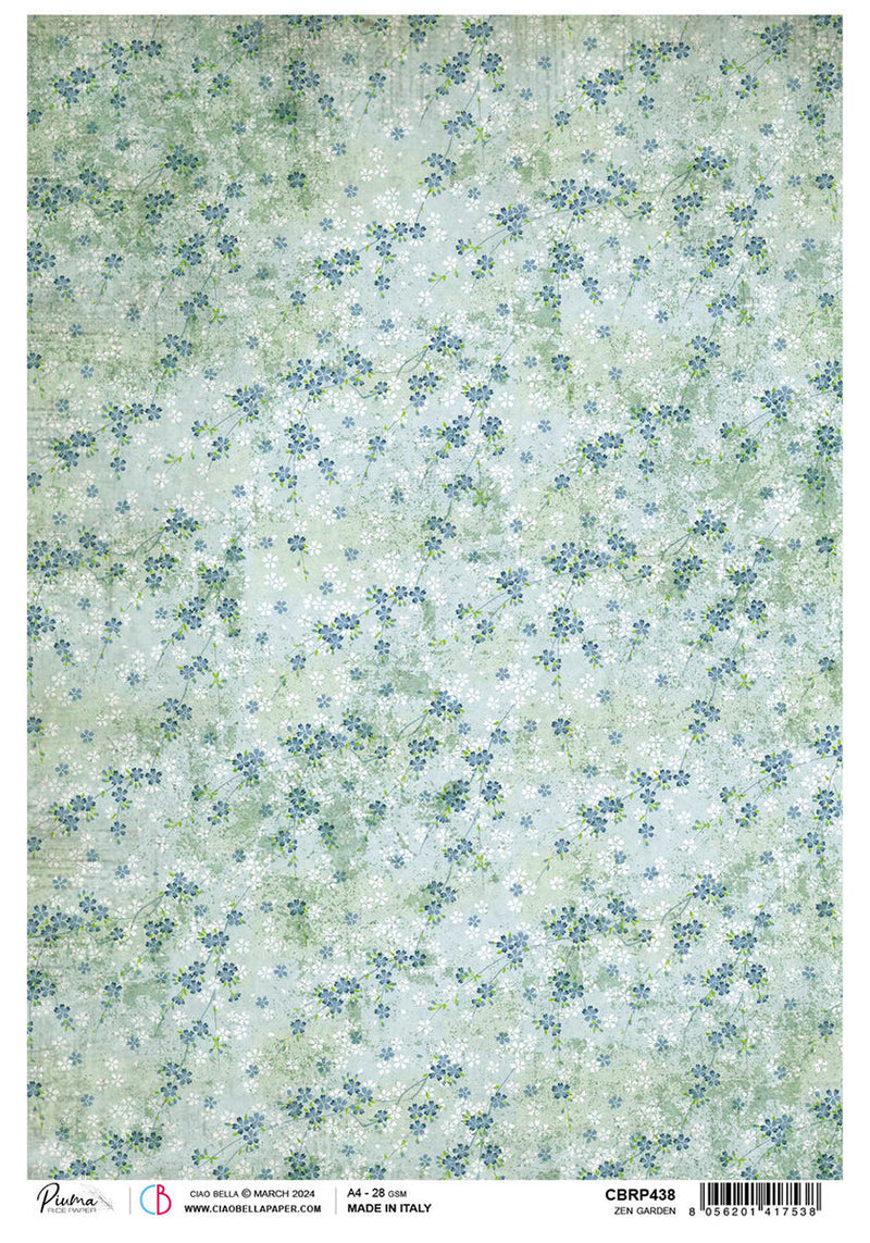 Rice Paper A4 Zen Garden - 5 Sheets-1